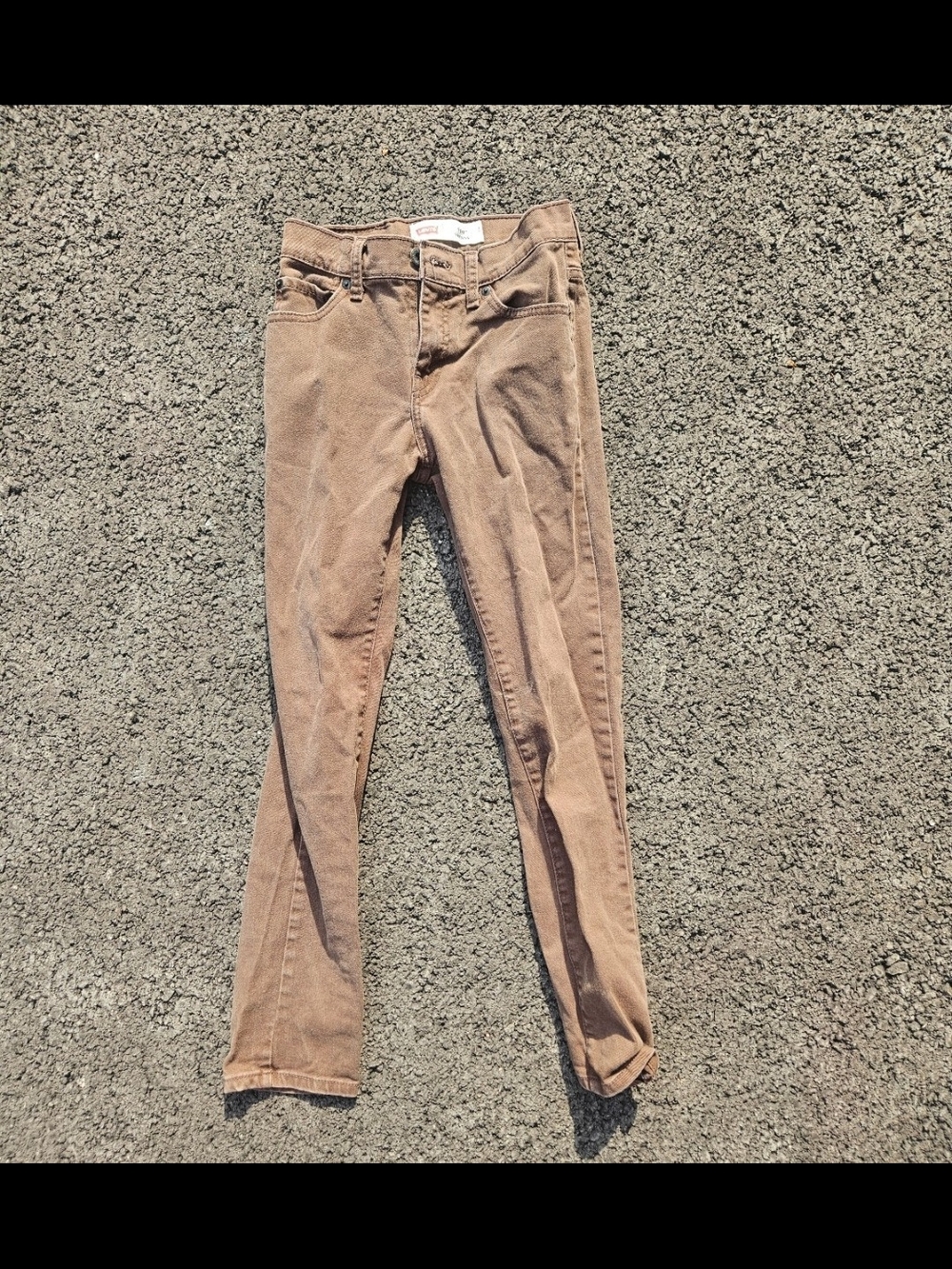 Levi’s 510 Skinny Jeans Womens Brown Stretch Denim Pants Size 27x27